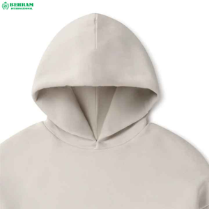 Sweat à capuche unisexe personnalisé avec logo, 100 % coton, éco-responsable, en molleton/éponge française, coupe classique, avec fermeture éclair ornée de strass - Hiver - Product Image 4