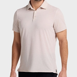Polo à manches courtes pour homme en mélange de coton tricoté respirant, anti-plis, avec imprimé brodé, idéal pour le quotidien - Product Image 4