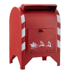 Boîte de dépôt moderne HD mécanique OEM ODM Boîte aux lettres du Père Noël Accessoires de réveillon de Noël Grossiste d'appartement en acier inoxydable galvanisé - Product Image 1