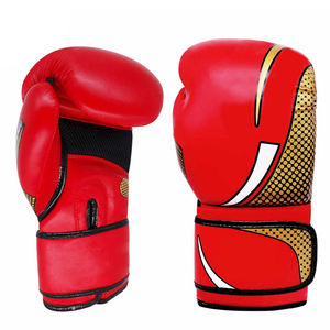 Gants de boxe en cuir véritable personnalisables, tendance, de haute qualité, respirants, légers, avec fermeture auto-agrippante, pour l'extérieur, vente en gros - Product Image 5