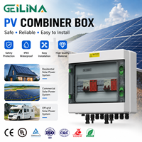 Boîtier de Combinateur Disjoncteur 2 Entrées/2 Sorties en ABS Certifié TUV, Haute Efficacité 500V 20A/25A/32A pour Circuits Commerciaux et Industriels 2P
