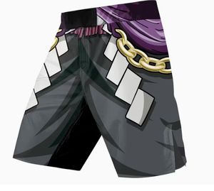 Pantalones Cortos de MMA con Estampado Personalizado, Diseño de Latido de Corazón Azul, Sublimación, Ropa de Artes Marciales Mixtas, Secado Rápido, Pantalones Cortos de Lucha para Hombre - Product Image 2