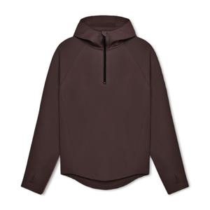 Camiseta Deportiva Personalizada OEM para Hombre, Manga Larga, Media Cremallera, Cuello Alto, con Orificio para el Pulgar - Product Image 2