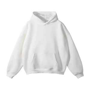 Nouveaux sweats à capuche pour hommes grandes tailles avec faible MOQ, 100 % coton, respirants et légers, teints unis - Product Image 6