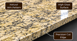SOON CERAMIC - Baldosa Grande de Mármol Blanco Pulido ALPINE GOLD-2, Ecológica, Diseño 3D, Decoración Moderna para Paredes de Sala de Estar - Product Image 3