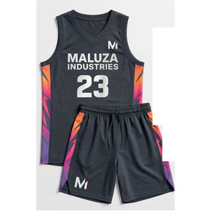 Conjunto de Uniforme de Baloncesto de Alta Calidad, Jersey y Pantalones Cortos Transpirables, Entrenamiento Profesional, MALUZA INDUSTRIES Elite - Product Image 1