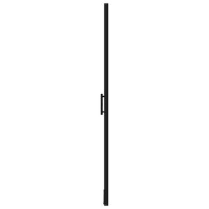 Porte de douche en verre trempé noir 31,9''x76,8'' - Product Image 4