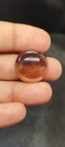 Nouvel Arrivage Cabochon Rond Noir Naturel Lisse Poli à la Main pour la Fabrication de Bijoux - Product Image 2