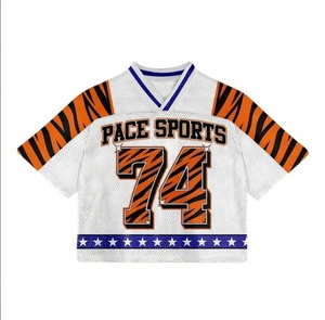 Camiseta de Fútbol Americano Personalizada, 100% Poliéster, Tejido de Malla, Transpirable, Diseño Sublimado, para Verano - Product Image 2
