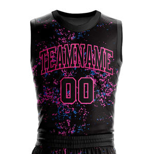 Maillot de basket-ball unisexe pour équipe, vêtements de sport 100% polyester sans manches, respirant, coupe confortable, pour adultes, prix de gros abordable - Product Image 3