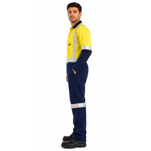 En Stock, Overol de Trabajo Reflectante 100% Algodón para Mujer, Ropa de Trabajo de una Pieza, Trajes de Trabajo para Mecánica y Construcción - Product Image 5