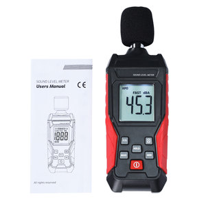 Sonometre numérique, plage de mesure 30~130 dB, testeur de bruit, surveillance audio pour les écoles, les bureaux, les hôpitaux - Product Image 1