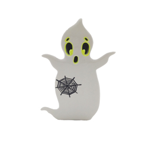 Figura de Fantasma de Cerámica para Halloween, Espíritu de Dibujos Animados Pintado a Mano, Adorno Decorativo Esmaltado para Mesa - Product Image 1