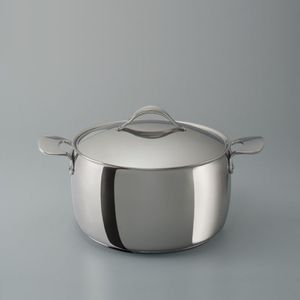 Petite Marmite de Service en Acier avec Couvercle – Design Moderne, Contenant de Cuisine en Métal pour le Stockage Alimentaire - Product Image 3