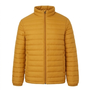 Custom Mens Puffer Jacket With Pockets Winter Warm Padded Coat Windproof Streetwear Wholesale OEM Manufacturer - Product Image 5