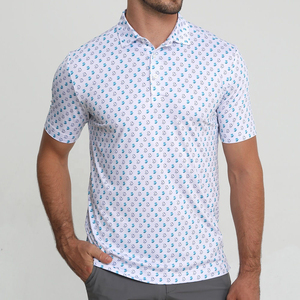 Polo à manches courtes pour homme, imprimé avec un motif de bière, coupe classique, décontracté, en polyester tricoté, respirant - Product Image 4