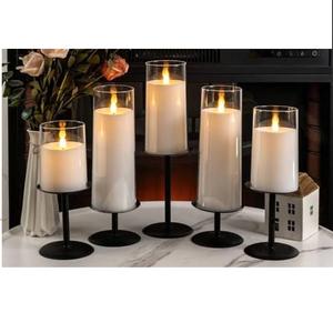 Porte-bougie décoratif fait main, décoration de table, finition rose doré, taille personnalisée, porte-bougie en métal - Product Image 6