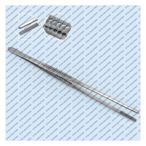 Pince à pansements professionnelle à pouce, 12 pouces, manuelle, en acier inoxydable, non verrouillable, instruments chirurgicaux CE - Product Image 1