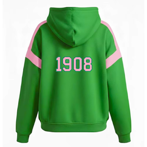 Sudadera con Capucha Extra Grande de Invierno de Primera Calidad de Alpha Kapa Alpha Sorority, Logotipo Frontal, Estilo Elegante, Letras Griegas, 100% Algodón, Secado Rápido - Product Image 2