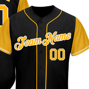 Camiseta Deportiva Personalizada de Béisbol con Sublimación OEM, 100% Poliéster, Cierre de Botones, Nombre y Número del Equipo - Product Image 2