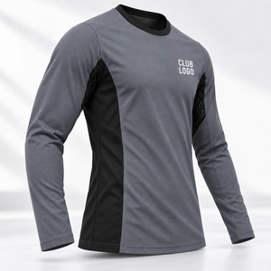 Lightweight Factory Custom Men's Running Top Breathable Knit Activewear Performance Wear Wholesale Manufacturer Custom <b>Logo</b> - Product Image 6