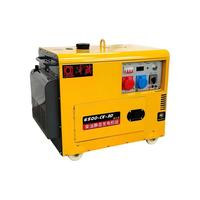 Groupe électrogène diesel portable à onduleur 7,5 kW, super silencieux, démarrage automatique, châssis ouvert, ATS, 50 Hz, pour alimentation de secours domestique - Offre Spéciale