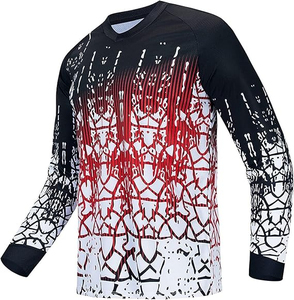 เสื้อเจอร์ซีย์จักรยานเสือภูเขาแขนยาวสำหรับผู้ชาย ขายส่ง เสื้อผ้าสำหรับปั่นจักรยานเสือภูเขาแบบกำหนดเอง ผลิตในปากีสถาน - Product Image 6