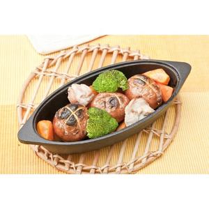 Marmite ovale en fonte avec couvercle pour four hollandais à la mode pour dîner, déjeuner, fête, événement 73 Four hollandais mince - Product Image 3