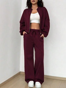 Conjunto Deportivo Unisex de Sudadera con Capucha y Pantalones Holgados, Estilo Casual Urbano, Venta al Por Mayor, Personalizable, Precio Económico, OEM - Product Image 5