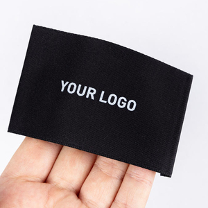 OEM Custom Woven Washable Stitch Clothing Logo Tags Damask Satin Garment Labels High Quality Brand Labels Silk <b>Screen</b>/Digital - Product Image 2