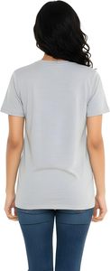 T-shirt décontracté pour femme, col rond, en coton confortable, tendance - Product Image 5