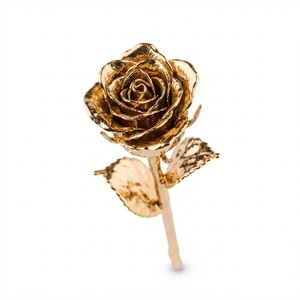 Wholesale 24k Gold Rose Plated Flower Eternal Forever Rose with Luxury <b>Gift</b> <b>Box</b> for <b>Valentine's</b> Day Wedding Anniversary Gifting - Product Image 2