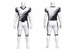 Uniforme de Fútbol Americano Personalizado, Jersey Sublimado Rosa y Marrón y Pantalones Acolchados, Ropa Deportiva Profesional, Conjunto Transpirable para Partidos - Product Image 2