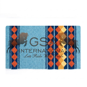 Couverture de selle western 100% laine de Nouvelle-Zélande 34x36, taille et couleurs personnalisables pour l'équitation et la compétition - Product Image 4