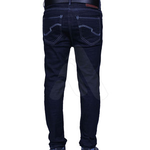 Pantalones Vaqueros Casuales para Hombre, Diseño Personalizado con Logotipo, Corte Recto, Peso Medio, Color Sólido, 100% Algodón, Secado Rápido, Precio Razonable - Product Image 3