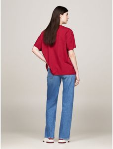 Camiseta de Manga Corta Regular para Hombre, 95% Algodón + 5% Elastano, Estampada (Estampado Gráfico), Ecológica, Informal, para la Calle, para la Playa, Color Rojo FMF - Product Image 5