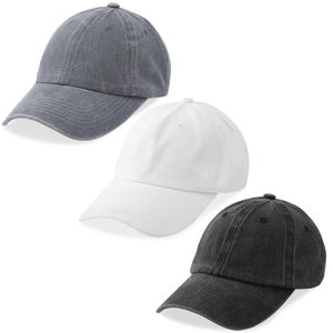 3 Packs Washed-Cotton Plain Baseball Cap, Vintage Adjustable Dad <b>Hats</b> Gift for Men/Women, Unstructured - Product Image 1