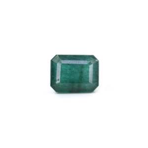 Lab Created Zambian Emerald 6.3 Carat Oval Cut Loose Gemstone for Fine Jewelry - Product Image 1
