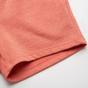 Conjunto de 2 piezas para mujer, top corto y pantalones cortos de color coral, manga corta, cuello redondo, estampado, informal, holgado, por encima de la rodilla, para primavera y verano - Product Image 6