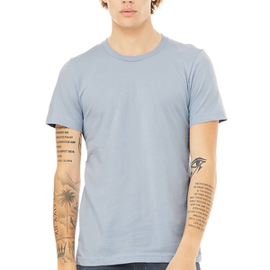 Camiseta Lisa Suave para Hombre, Oferta de Verano, Camisetas Lisas de Alta Calidad, Azul Cielo - Product Image 6