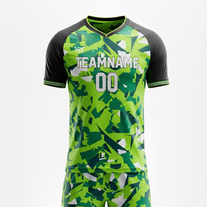 Soccer Team Uniform Set Custom Jersey Shorts Breathable Quick Dry Fabric Professional Training Match Wear - Product Image 3