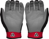 Guantes de Bateo de Béisbol de Cuero Personalizados, Negros, Antideslizantes, con Cierre de Gancho y Bucle, Transpirables, para Softbol, Venta al Por Mayor, Alta Calidad