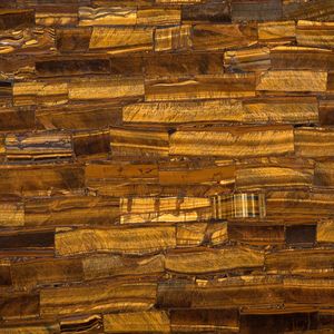 Modern Tiger Eye Slab Kitchen Island Countertop-Durable & Water Resistant Commercial Furniture - Product Image 1