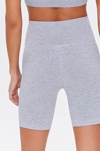Conjunto Deportivo de Punto para Mujer, Top Corto Asimétrico, Shorts por Encima de la Rodilla, Color Sólido, Transpirable, para Gimnasio, Yoga - Product Image 4