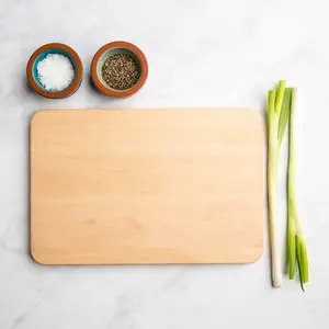 रसोई, पनीर और भोजन परोसने वाली ट्रे के लिए बिना हैंडल वाला लकड़ी का कटिंग बोर्ड, चॉपिंग बोर्ड,