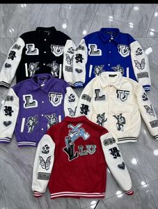 High Quality Custom Varsity Jacket Men Chenille Patch Letterman Jacket Leather Sleeves College Jacket OEM Bulk - Product Image 4