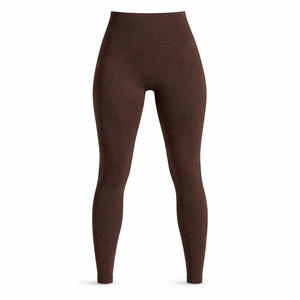 Leggings de yoga à taille élastique, sans couture, effet sculptant, taille haute, compression, pour la gym, fabrication sur mesure, vêtements de sport - Product Image 1