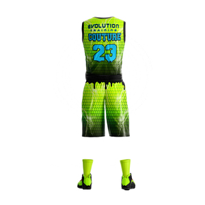 Breathable Basketball Jersey Plus Size Set Styles Custom Sublimated Uniforms - Product Image 2