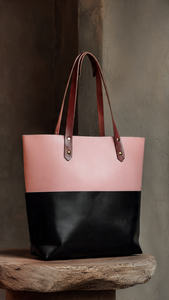 Streetwear Genuine Leather Unisex Fashion Tote <b>Bag</b> Summer Open Large Capacity - Product Image 4