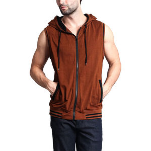 Sudaderas deportivas sin mangas para hombre, transpirables, ropa deportiva informal para gimnasio, fitness y correr, suaves y de secado rápido. - Product Image 1